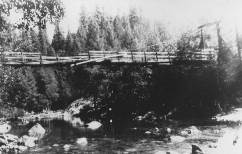 Footbridge Over Butte Creek