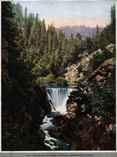 Head dam on Butte Creek