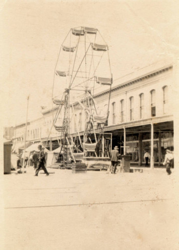 Ferris Wheel on the Street in Chico