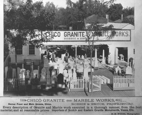 Front View of Chico Granite and Marble Works