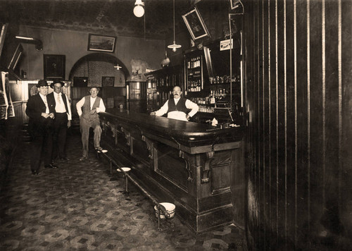 Interior of unknown saloon