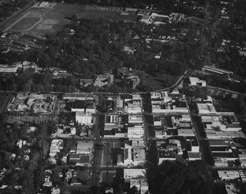 Aerial Photo of Downtown, Chico, California