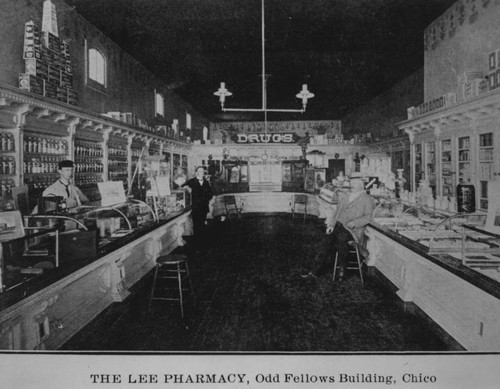 Interior view of Lee Pharmacy