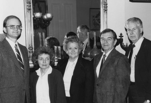 Group Picture inside Bidwell Mansion