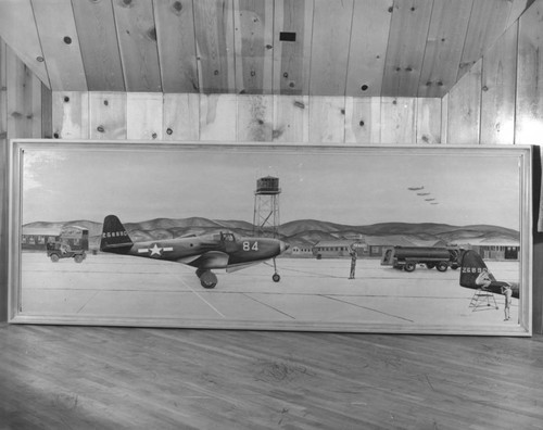 Panorama Painting of Chico Army Air Field