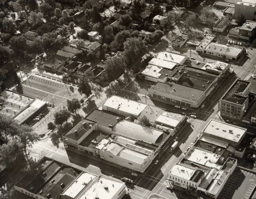 Aerial Photo of Downtown, Chico, California