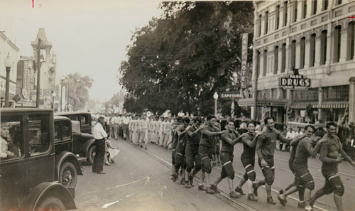 Chico State College Football Parade