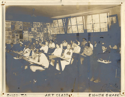 Art class students, Chico Normal School