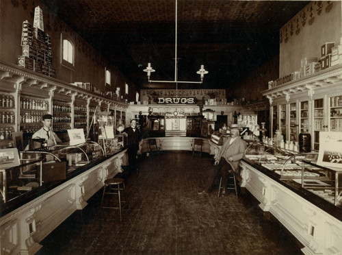 Interior view of Lee Pharmacy