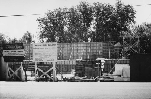 Chico State Union Building Construction