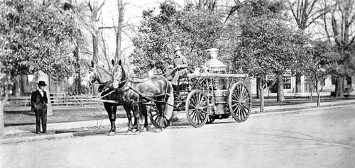 Horse-drawn Fire Wagon