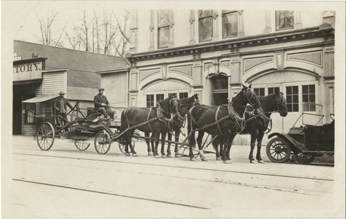 Horse-Drawn Snow Plow