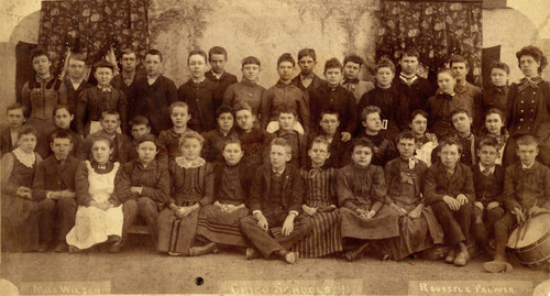 Miss Wilson's class 1890