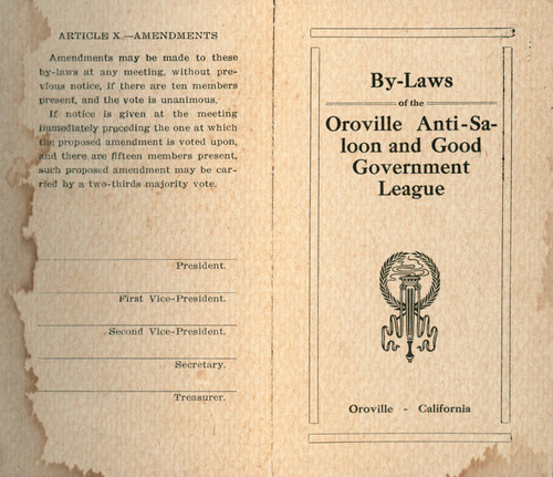 Oroville Anti-Saloon and Good Government League