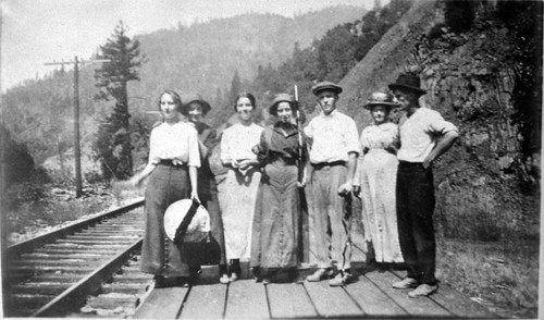 Group at Blinzig Siding