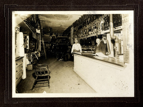 Interior view of harness shop