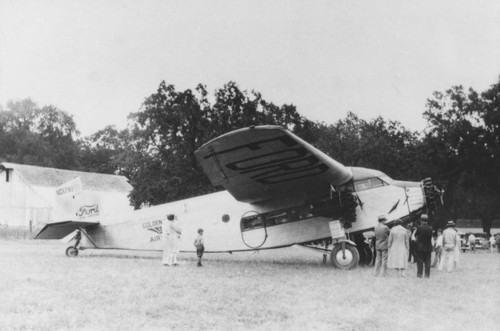 Airplane at the Patrick Airport