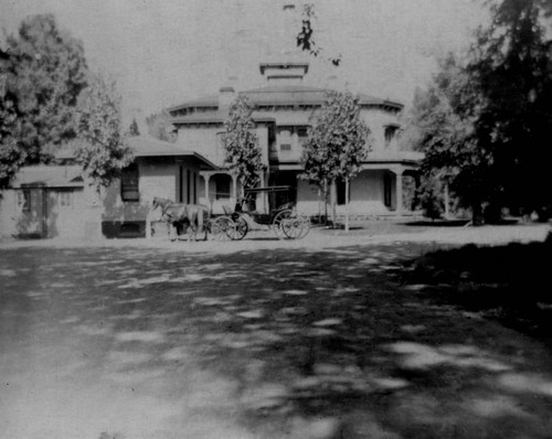 Rear View of Bidwell Mansion