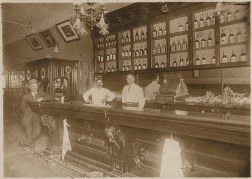 Interior of unknown saloon