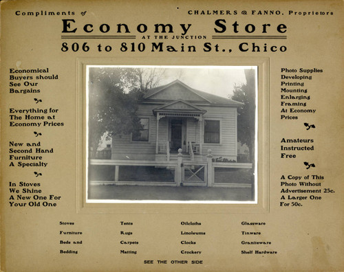 "Economy Store", Chico, California