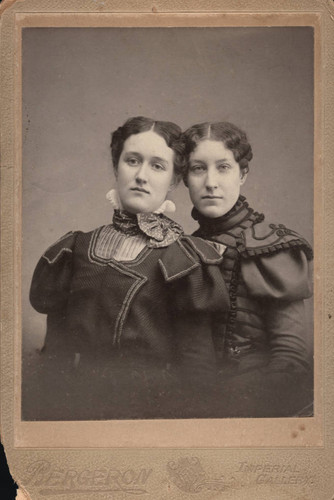 Agnes Bell with unknown woman