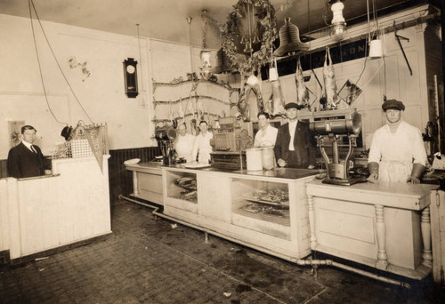 Interior of Chico Meat Market in Chico, California