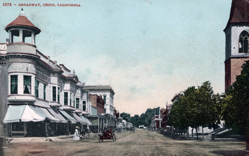 View of Broadway in Chico, Calif