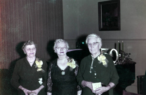 Agnes Nopel at the meeting of the Order of the Eastern Star Ladies