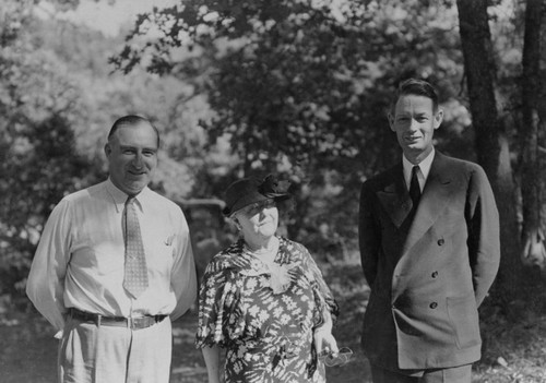 Officials at the official naming of Shasta Dam