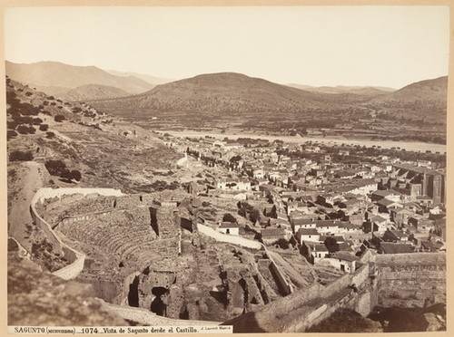 Sagunto. (Murviedro)._1074._Vista de Sagunto desde el Castillo