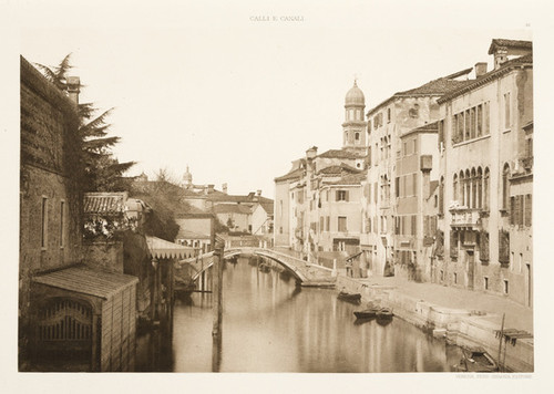 Rue de Saint-Gervais et Saint Protais, Dite S. Trovaso, from Calli e Canali in Venezia