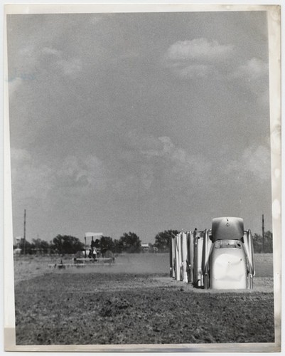 Cadillac Ranch photographs (installation view)