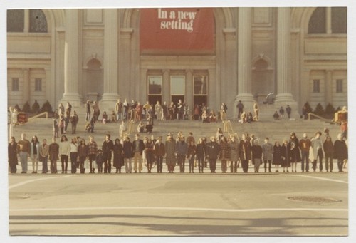 Untitled photograph (The Golden Curb; A Bright Tribute to the Discovery of the Human Spirit)