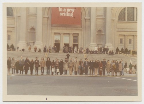 Untitled photograph (The Golden Curb; A Bright Tribute to the Discovery of the Human Spirit)