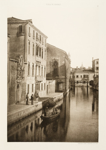 Fondamenta de l'Abbaye près Sainte Marie de la Miséricorde, from Calli e Canali in Venezia