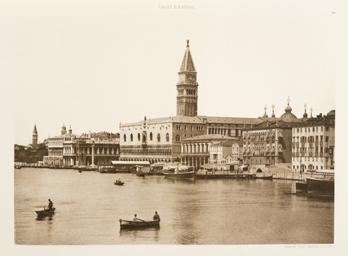 Le Quai des Esclavons de l'Île S. Georges, from Calli e Canali in Venezia