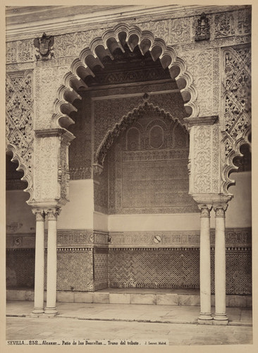 Sevilla._252._Alcazar._Patio de las Doncellas._Trono del tributo