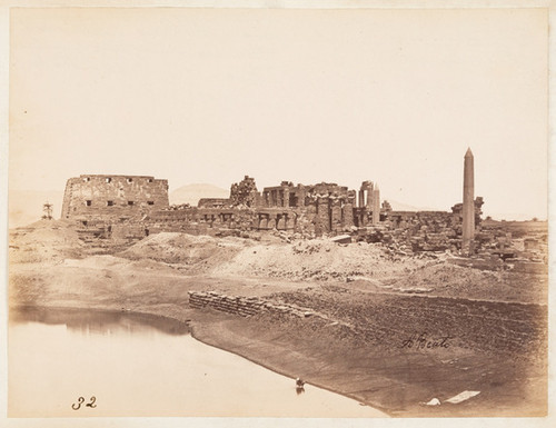 32. [Ruins seen from the Nile]