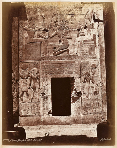 No. 23. No. 119. Abydos, Temple de Séti I. Bas relief