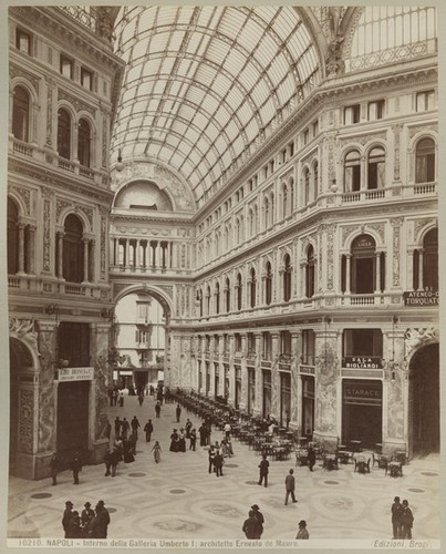 10210. Napoli - Interno della Galleria Umberto I; architetto Ernesto de Mauro