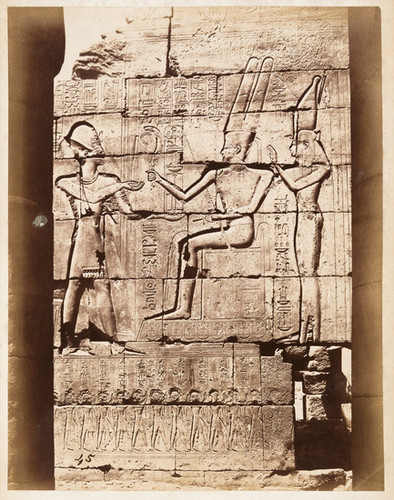 45. [Relief, Hypostyle Hall, Thebes]