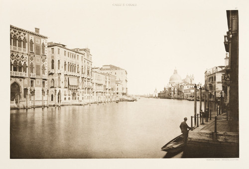 Le Grand Canal du Quai de la Carità from Calli e Canali in Venezia