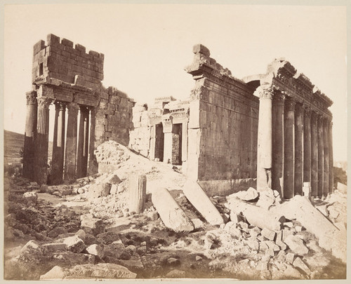 226. Front view of the Temple of the Sun at Baalbek