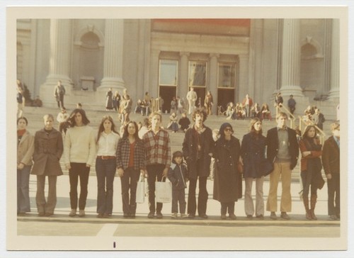 Untitled photograph (The Golden Curb; A Bright Tribute to the Discovery of the Human Spirit)