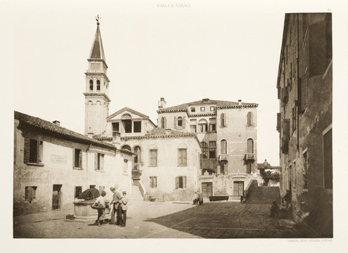 Place de la Trè Saintes Trinité, Ordinairement S. Ternita, from Calli e Canali in Venezia