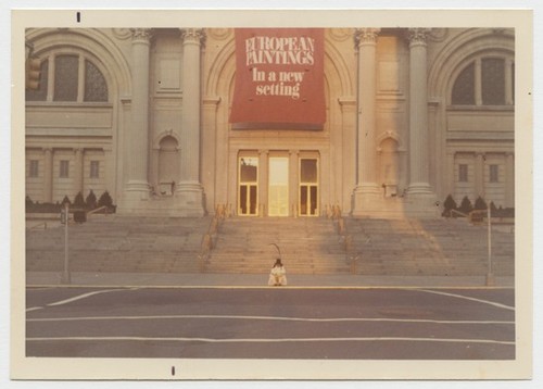 Untitled photograph (The Golden Curb; A Bright Tribute to the Discovery of the Human Spirit)