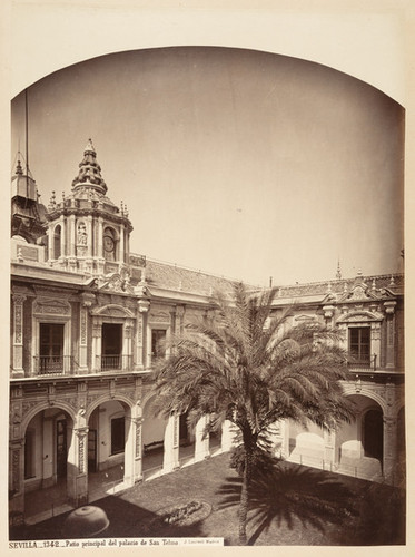 Sevilla._1342._Patio principal del palacio de San Telmo