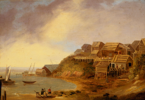 "Chinese Fishing Village at South Foot"