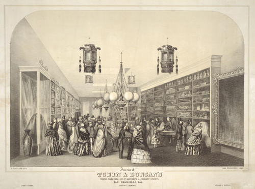 "Interior of Tobin and Duncan's Chinese Sales Room"