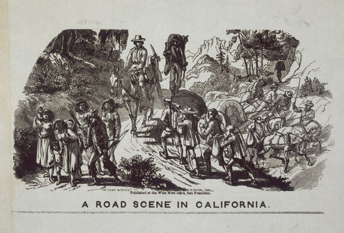 "A Road Scene in California"